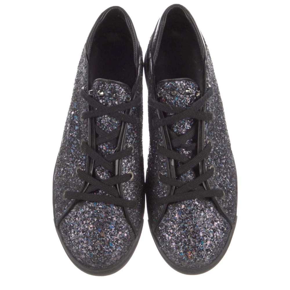Stuart Weitzman Low Top Sneakers size 6.5 sparkling